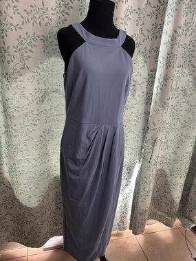Amazon Lavender Blue Maxi Halter Dress